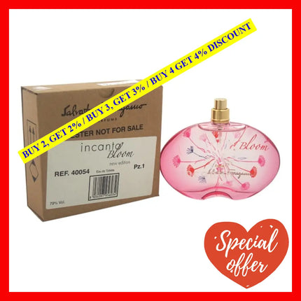 Incanto Bloom By Salvatore Ferragamo For Women - 3.4 Oz Edt Spray (Tester)