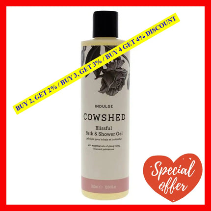 Indulge Blissful Bath And Shower Gel By Cowshed For Unisex - 10.14 Oz