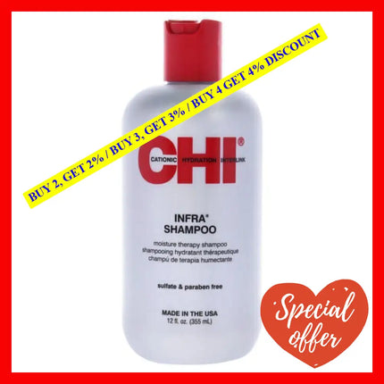 Infra Shampoo By Chi For Unisex - 12 Oz