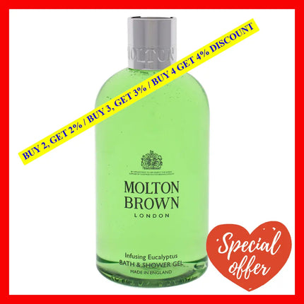 Infusing Eucalyptus Bath And Shower Gel By Molton Brown For Men - 10 Oz