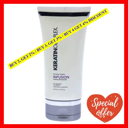 Infusion Keratin Replenisher By Complex For Unisex - 2.5 Oz Cream