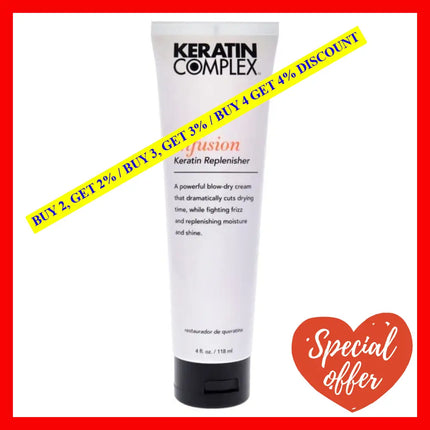 Infusion Keratin Replenisher By Complex For Unisex - 4 Oz Cream