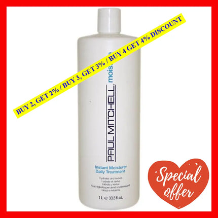 Instant Moist Daily Treatment By Paul Mitchell For Unisex - 33.8 Oz