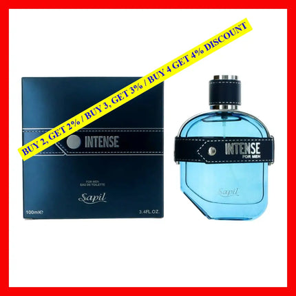 Intense By Sapil 3.4 Oz Eau De Toilette Spray For Men