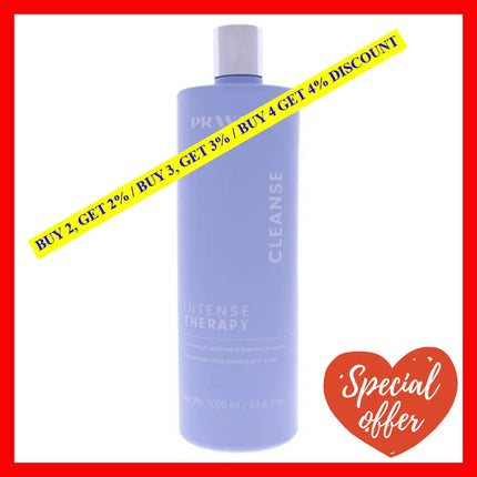 Intense Therapy Cleanse Shampoo By Pravana For Unisex - 33.8 Oz