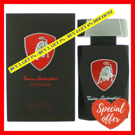 Intenso By Tonino Lamborghini 4.2 Oz Eau De Toilette Spray For Men