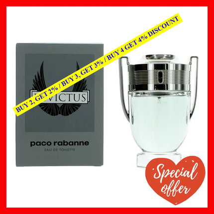 Invictus By Paco Rabanne 1.7 Oz Eau De Toilette For Men