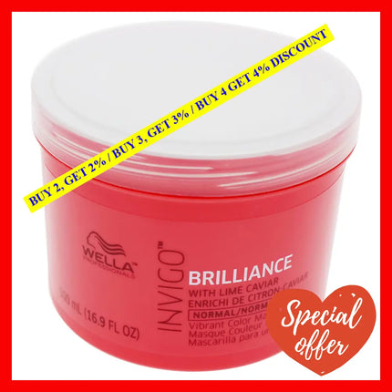 Invigo Brilliance Mask For Fine Hair By Wella For Unisex - 16.9 Oz