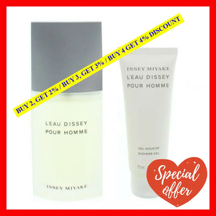 Issey Miyake 2 Pcs Set For Men: 2.5 Edt + 1.6 Shower Gel