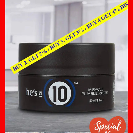 It’s A 10 He’s Miracle Pliable Paste 2 Fl Oz