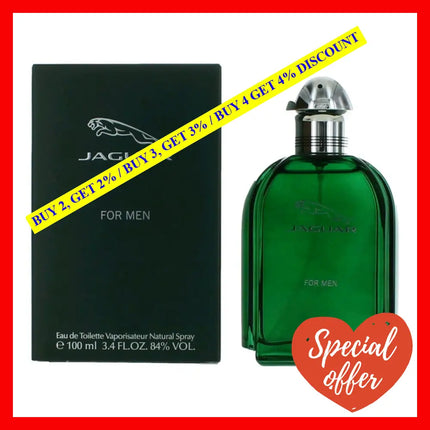 Jaguar By 3.4 Oz Eau De Toilette Spray For Men