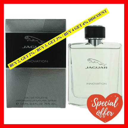 Jaguar Innovation By 3.4 Oz Eau De Toilette Spray For Men