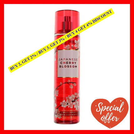 Japanese Cherry Blossom By Bath & Body Works 8 Oz Fragrance Mist For Women