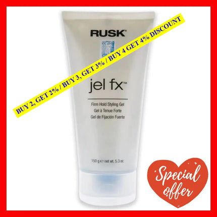 Jel Fx Firm Hold Styling Gel By Rusk For Unisex - 5.3 Oz