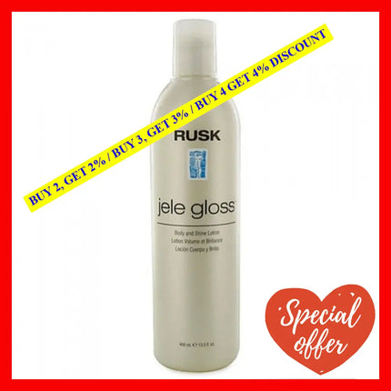 Jele Gloss Body And Shine Lotion By Rusk For Unisex - 13.5 Oz