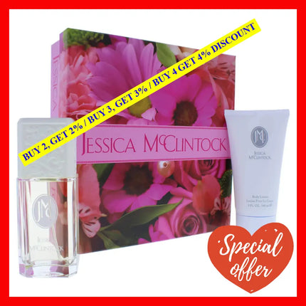 Jessica Mcclintock By For Women - 2 Pc Gift Set 3.4Oz Edp Spray 5Oz Body Lotion