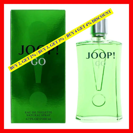 Joop Go By 6.7 Oz Eau De Toilette Spray For Men