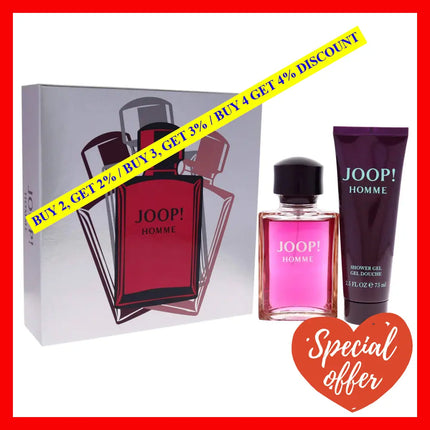 Joop Homme By For Men - 2 Pc Gift Set 2.5Oz Edt Spray Shower Gel