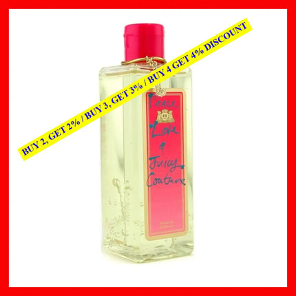 Juicy Couture Peace Love And 8.6 Oz / 250 Ml Shower Gel For Women