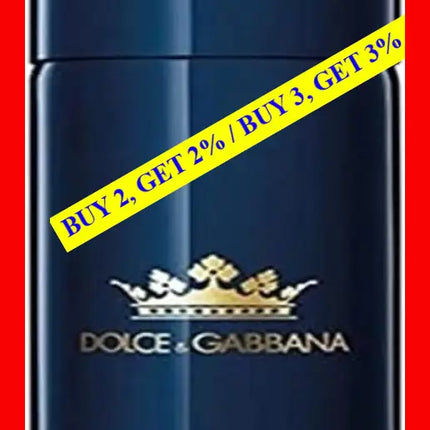 K By Dolce & Gabbana 2.6 Oz Deodorant Stick For Men