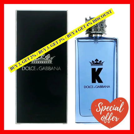 K By Dolce & Gabbana 5 Oz Eau De Parfum Spray For Men