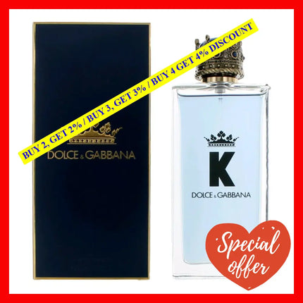 K By Dolce & Gabbana 5 Oz Eau De Toilette Spray For Men