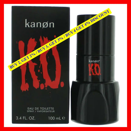 Kanon Ko By 3.4 Oz Eau De Toilette Spray For Men