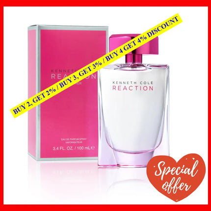 Kenneth Cole Reaction By For Women - 3.4 Oz Edp Spray