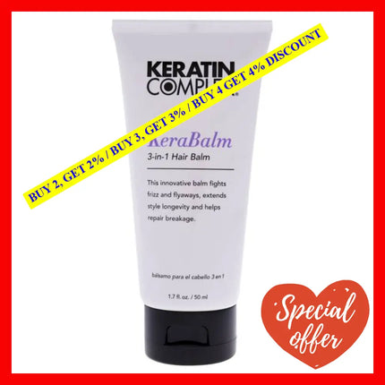 Kerabalm 3-In-1 Hair Balm By Keratin Complex For Unisex - 1.7 Oz