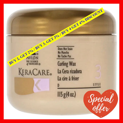 Keracare Curling Wax By Avlon For Unisex - 4 Oz