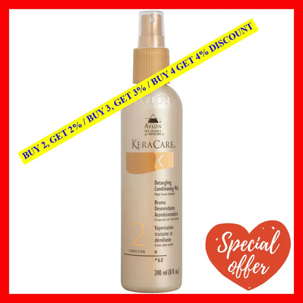 Keracare Detangling Conditioning Mist By Avlon For Unisex - 8Oz Hair Spray