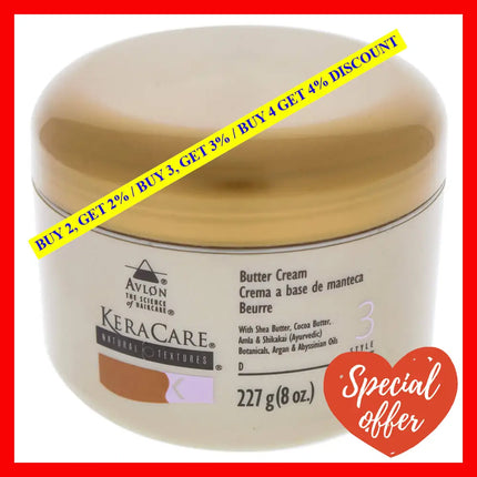 Keracare Natural Textures Butter Cream By Avlon For Unisex - 8 Oz