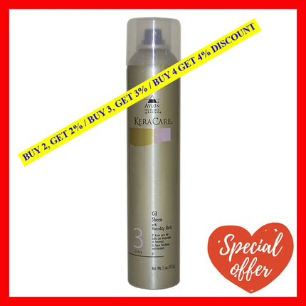 Keracare Oil Sheen Spray With Humidity Block 10 Oz