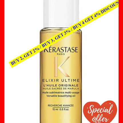 Kerastase Elixir Ultime L’huile Original Beautifying Hair Oil 15Ml - 3474637049423