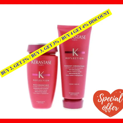 Kerastase Reflection Bain Chromatique 8.5 Oz Fondant 6.8 Set