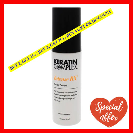 Keratin Complex Intense Rx Restructuring Serum By For Unisex - 3 Oz