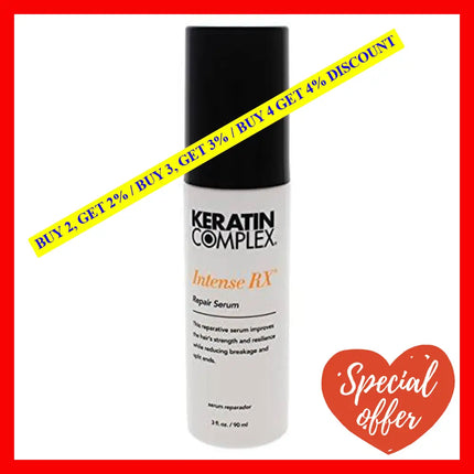 Keratin Complex Intense Rx Restructuring Serum For Unisex - 3 Oz