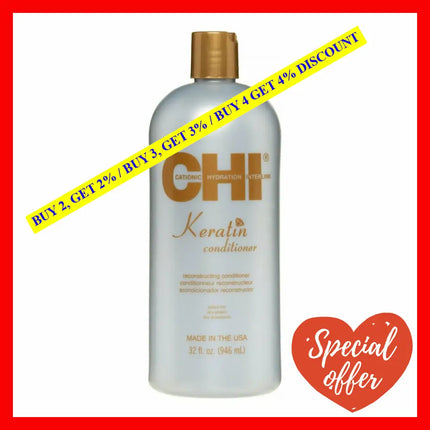 Keratin Reconstructing Conditioner By Chi For Unisex - 32 Oz