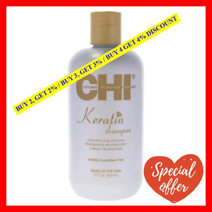 Keratin Reconstructing Shampoo By Chi For Unisex - 12 Oz