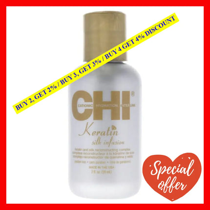 Keratin Silk Infusion By Chi For Unisex - 2 Oz Treatment