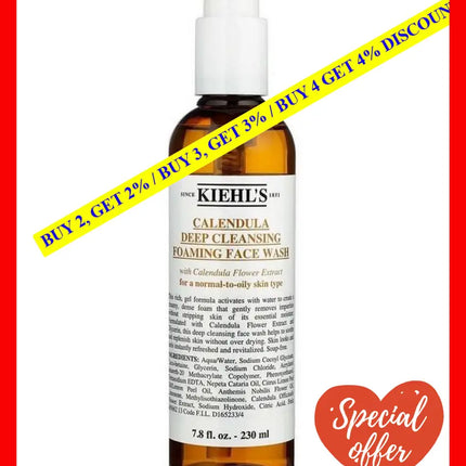 Kiehl’s Calendula Deep Cleansing Foaming Face Wash 230Ml - 3605970630881