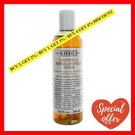 Kiehl’s Calendula Herbal Extract Toner By 8.4 Oz Facial