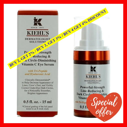 Kiehl’s Line Reducing & Dark Circle Diminishing Vitamin C By.5 Oz Eye Serum