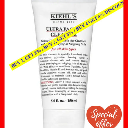 Kiehls Ultra Facial Cleanser 150Ml - 3605970024192