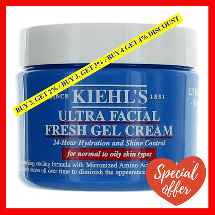 Kiehl’s Ultra Facial Fresh Gel Cream By 1.7 Oz Moisturizer