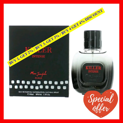 Killer Intense By Marc Joseph 3.3 Oz Eau De Parfum Spray For Men