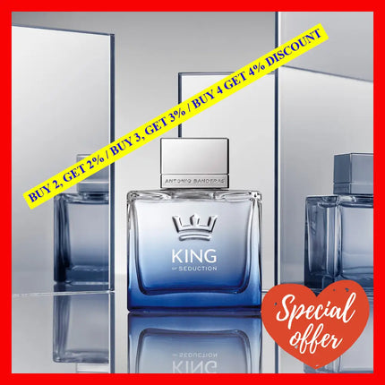 King Of Seduction By Antonio Banderas For Men - 6.8 Oz Edt Spray