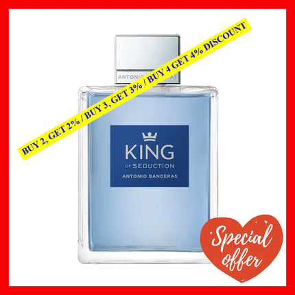 King Of Seduction By Antonio Banderas For Men - 6.8 Oz Edt Spray