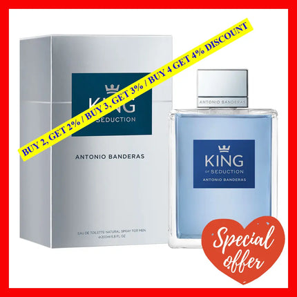 King Of Seduction By Antonio Banderas For Men - 6.8 Oz Edt Spray