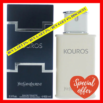 Kouros By Yves Saint Laurent 3.3 Oz Eau De Toilette Spray For Men